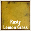 36" wide x 26.1" tall Alpha Omega Symbol finished in Rusty Lemon Grass - Metal Wall Art Home Decor