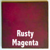 Rusty Magenta Sample piece - 3" x 3" Metal Art Color Swatch - Handmade in the USA - FREE SHIPPING
