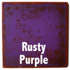 Rusty Purple Sample piece - 3" x 3" Metal Art Color Swatch - Handmade in the USA - FREE SHIPPING