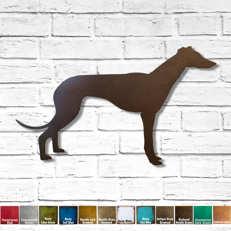 Greyhound - Metal Wall Art Home Decor - Handmade in the USA - Choose 10