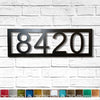 Address sign - Metal Wall Art Home Decor - Handmade in the USA - Choose your Number of Digits, Size, and Patina Color - Free Ship