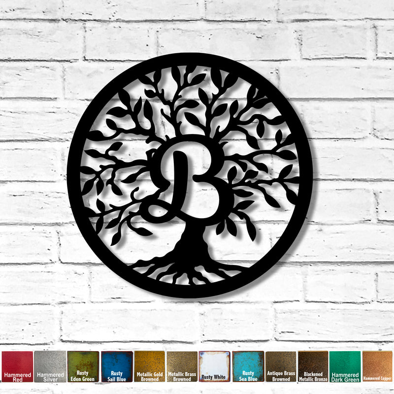 Copy of Custom Order - Tree of Life with Letter B - Measures 18