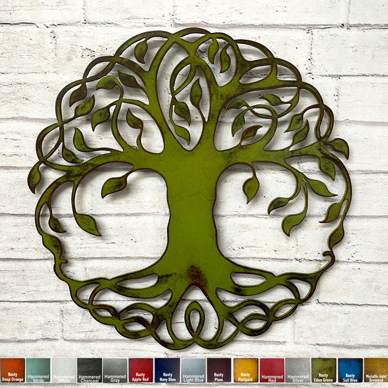 Tree of Life - Metal Wall Art Home Decor - Handmade in the USA - Choose 12