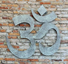 Yoga Namaste Symbol - Metal Wall Art Home Decor - Handmade in the USA - Choose 24" or  36" - Choose your Patina Color - Free Ship