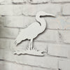 Crane - Metal Wall Art Home Decor - Made in the USA - Choose 12", 18" or 23" tall - Choose your Patina Color - Water Bird Animal Art - Free Ship