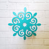 Snowflake Winter Decoration - Metal Wall Art Home Decor - Made in the USA - Choose 11", 17", or 23" Tall - Choose your Patina Color